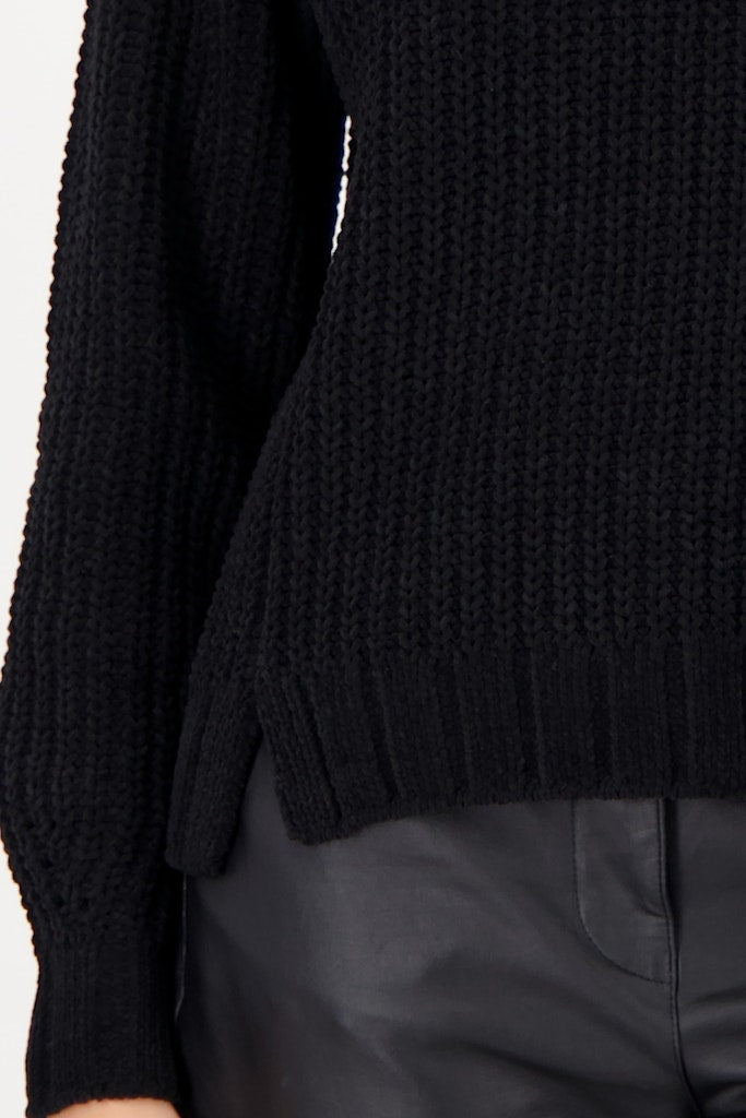 Monari Damen Pullover  Schwarz