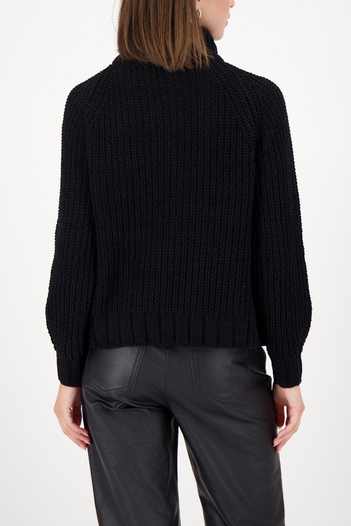 Monari Damen Pullover Schwarz