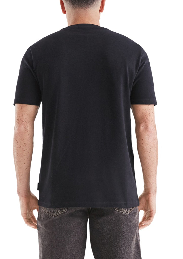 QS by S.Oliver Herren T-Shirts kurz Grey/Black