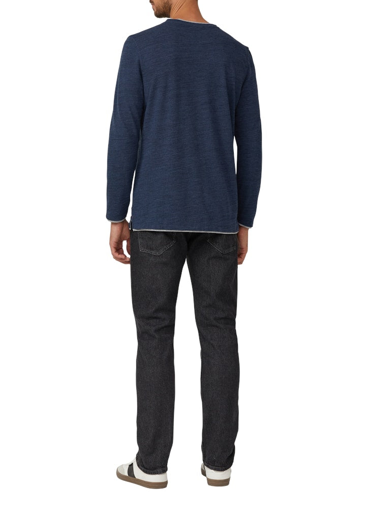 S. Oliver red Herren T-Shirts lang Blue