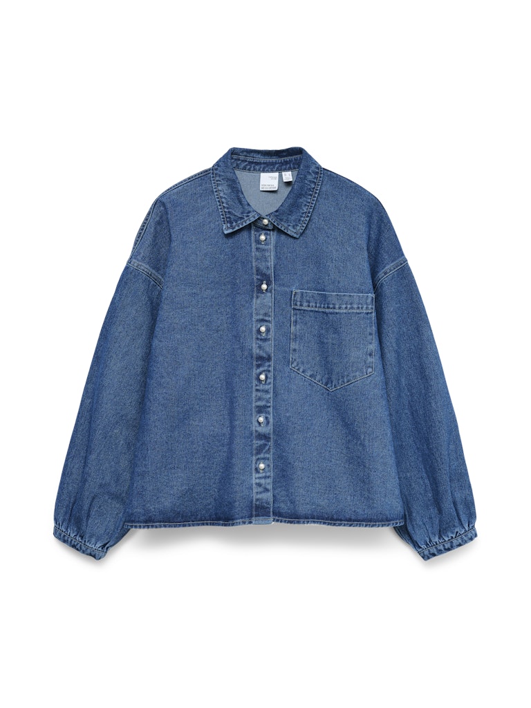 Vero Moda Damen Blusen Medium Blue Den