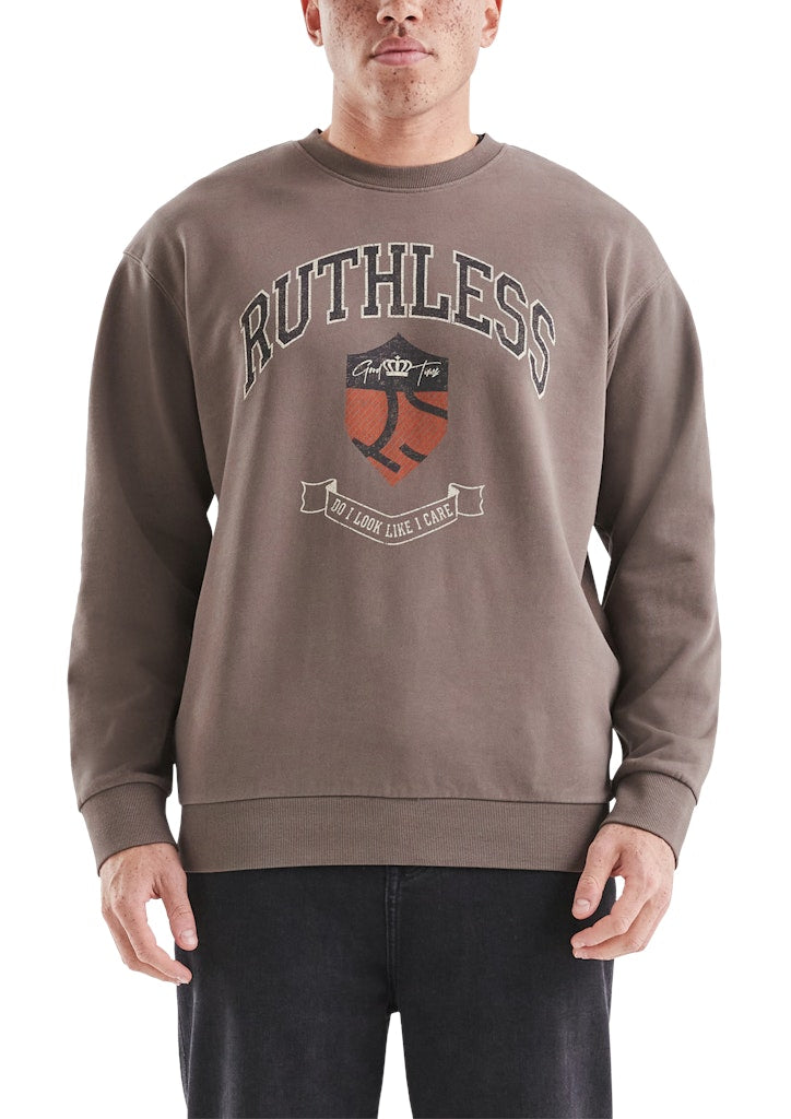 QS by S.Oliver Herren Sweatshirts Brown