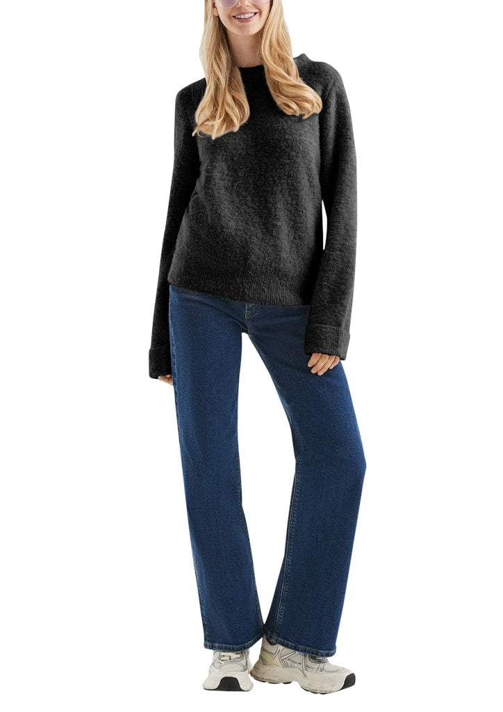 QS by S.Oliver Damen Pullover Grey/Black