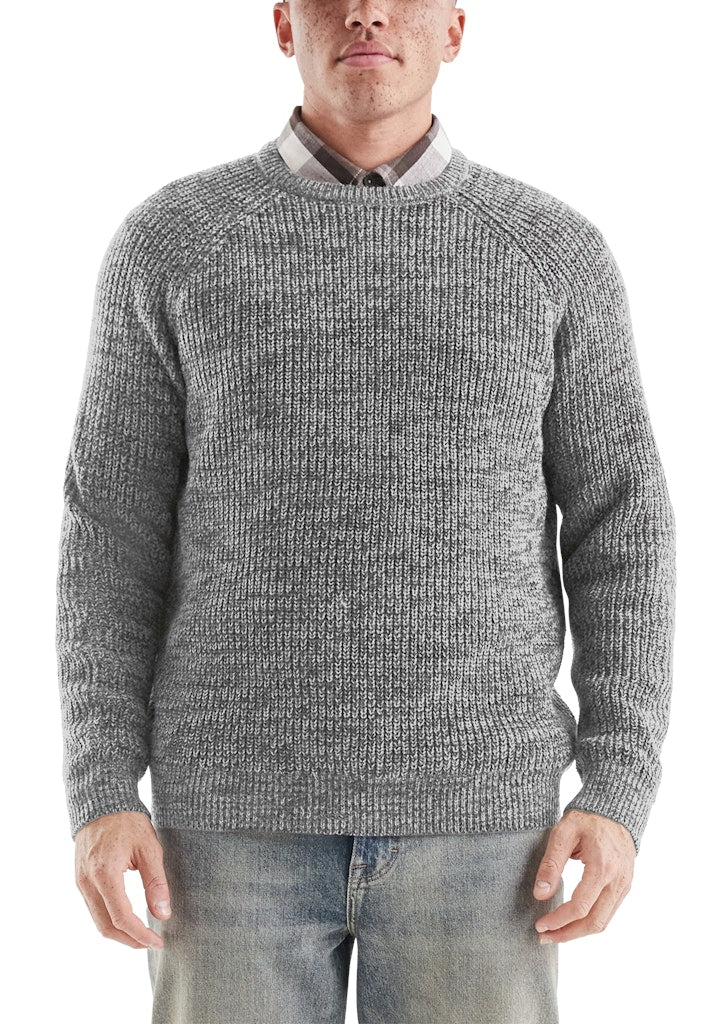 QS by S.Oliver Herren Pullover Grey/Black