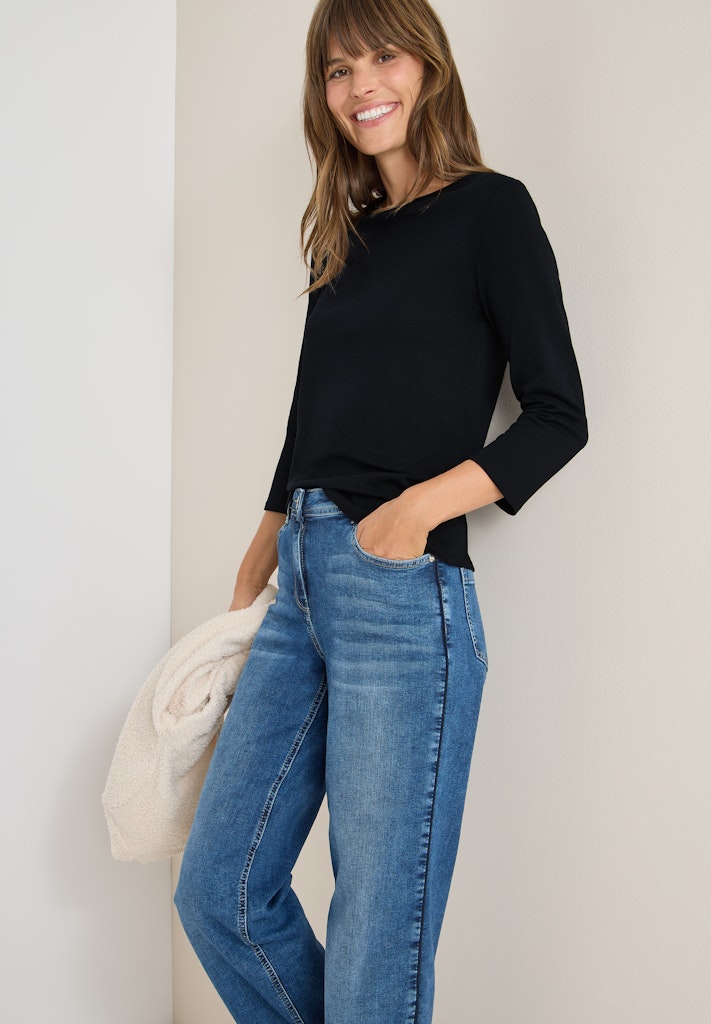 Cecil Damen T-Shirts Black