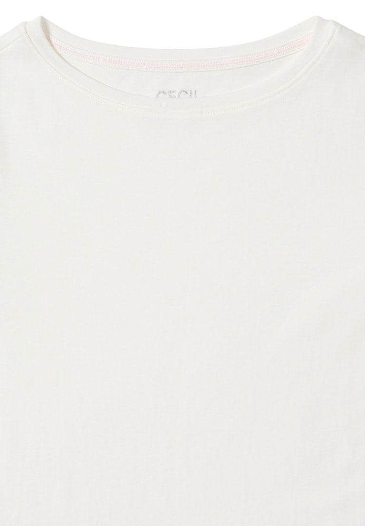 Cecil Damen T-Shirts  Vanilla W