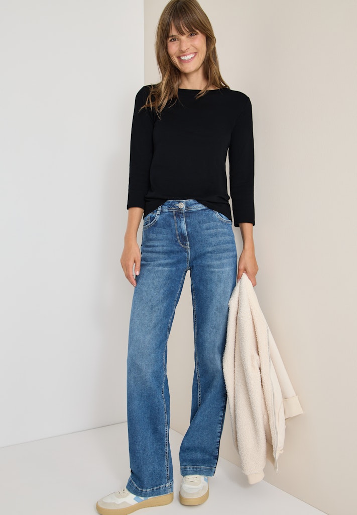 Cecil Damen T-Shirts  Black