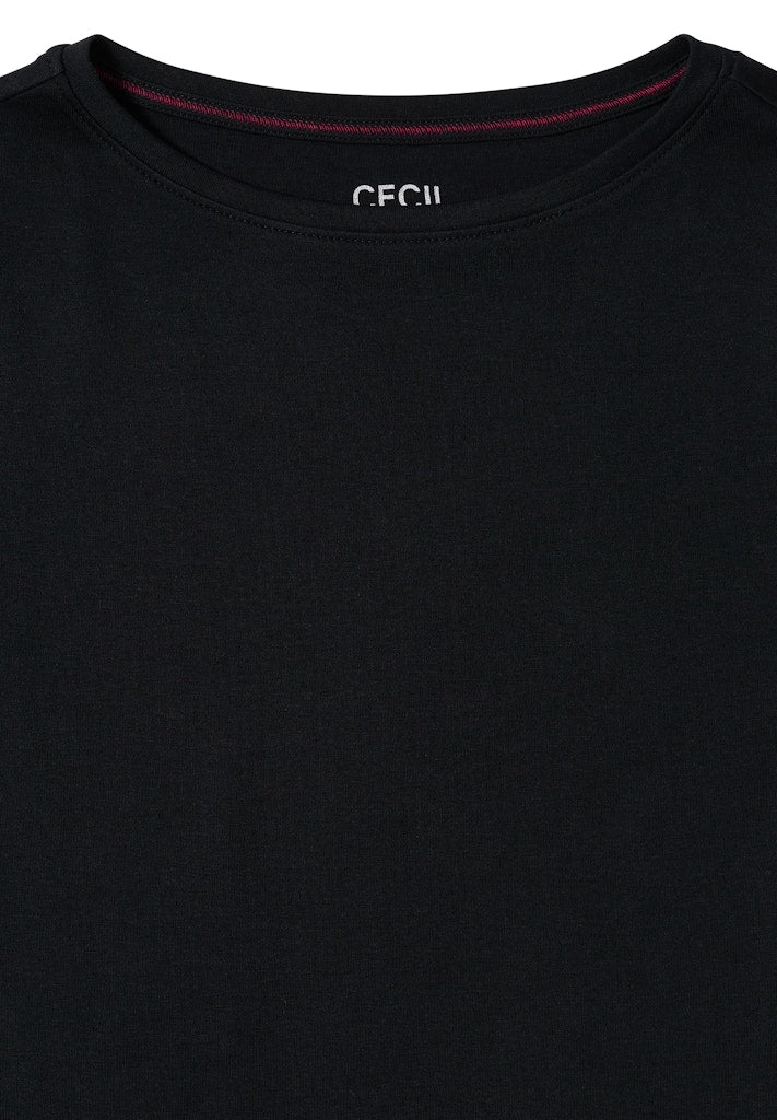 Cecil Damen T-Shirts  Black