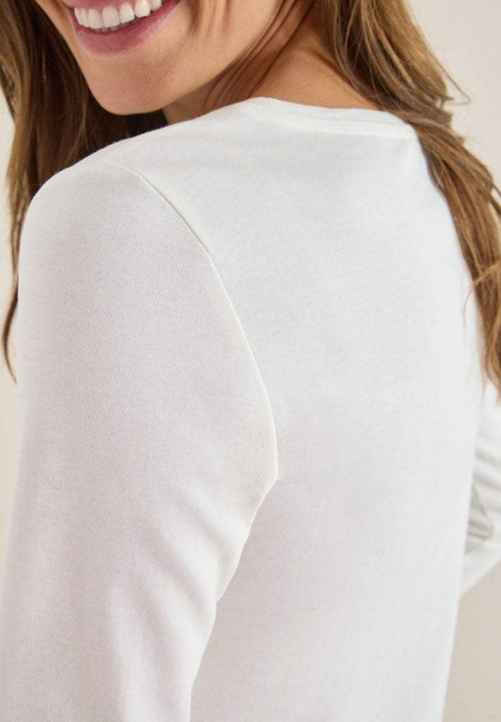 Cecil Damen T-Shirts Vanilla W