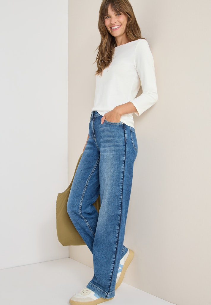 Cecil Damen T-Shirts Vanilla W