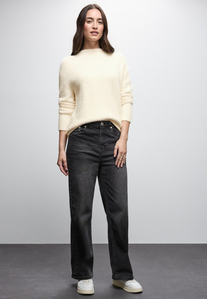 Street One Damen Pullover Soft Beig