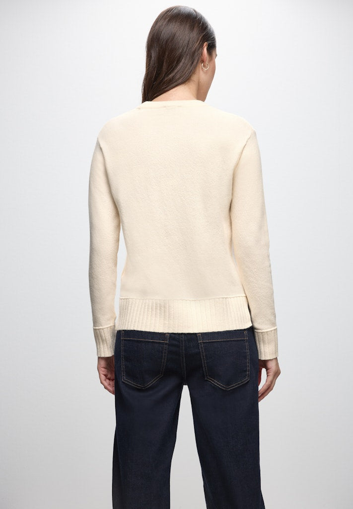 Street One Damen Pullover  Soft Beig