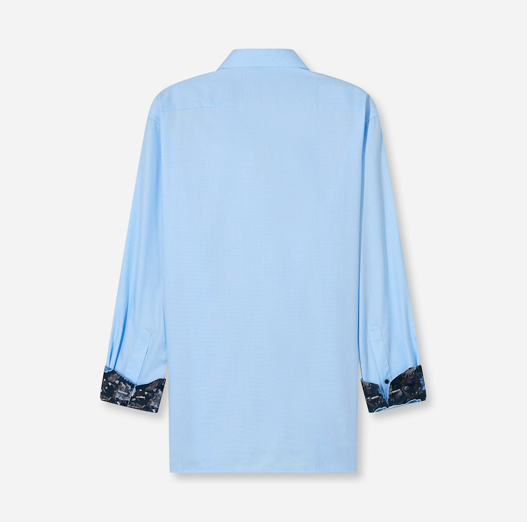 Olymp Herren Hemden lang  Bleu