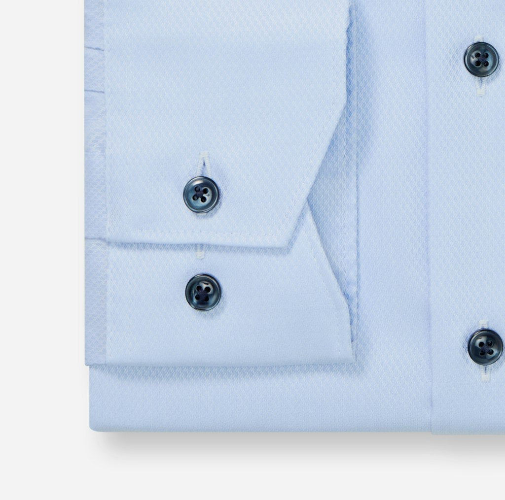 Olymp Herren Hemden lang Bleu