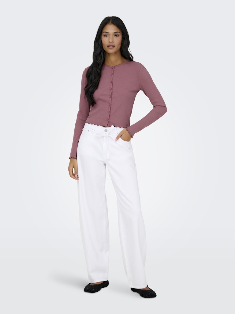 Only Damen Strickjacken Rose Brown