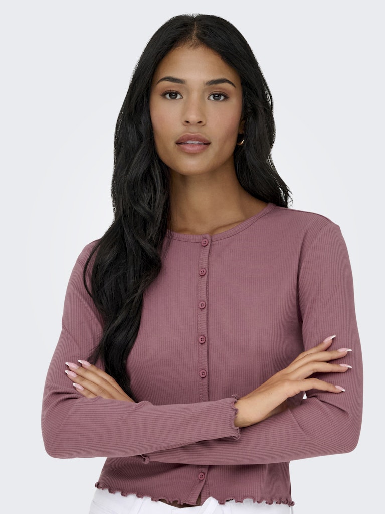 Only Damen Strickjacken Rose Brown