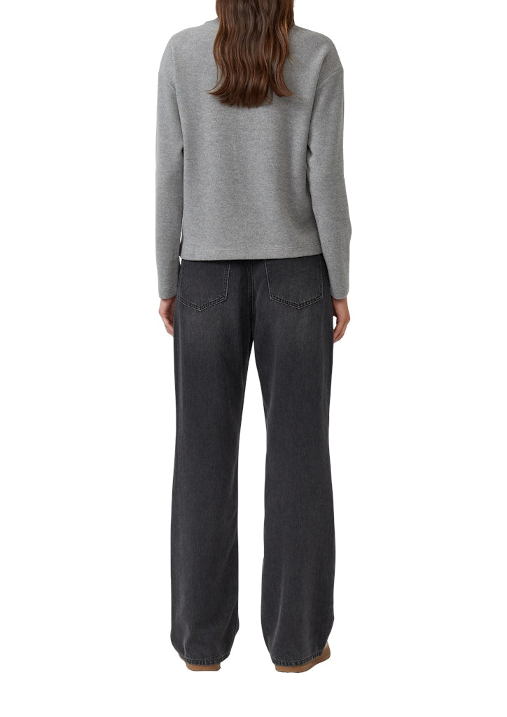 S. Oliver red Damen Sweatshirts Grey/Black