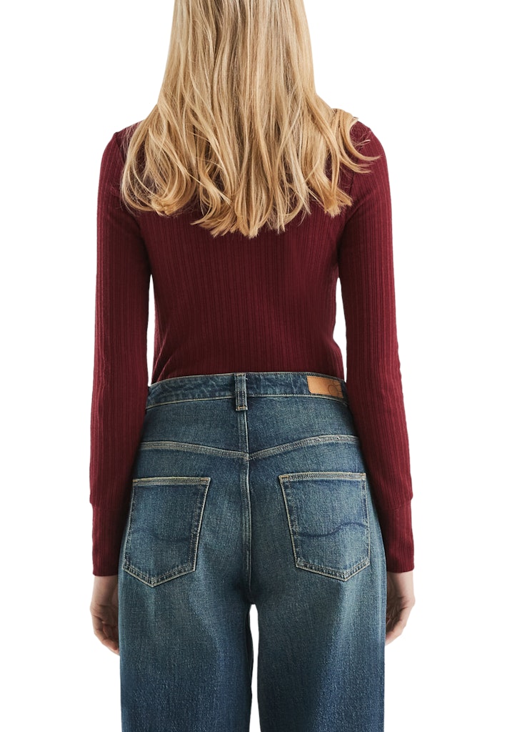 QS by S.Oliver Damen T-Shirts Red