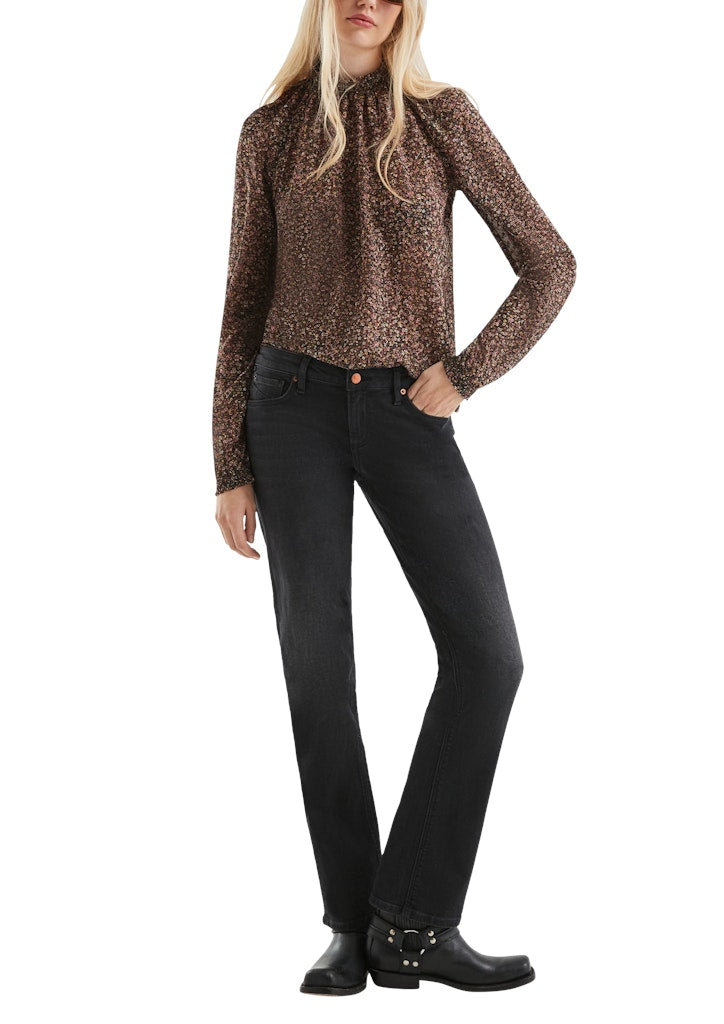 QS by S.Oliver Damen Blusen Grey/Black