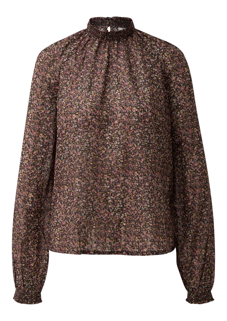 QS by S.Oliver Damen Blusen Grey/Black