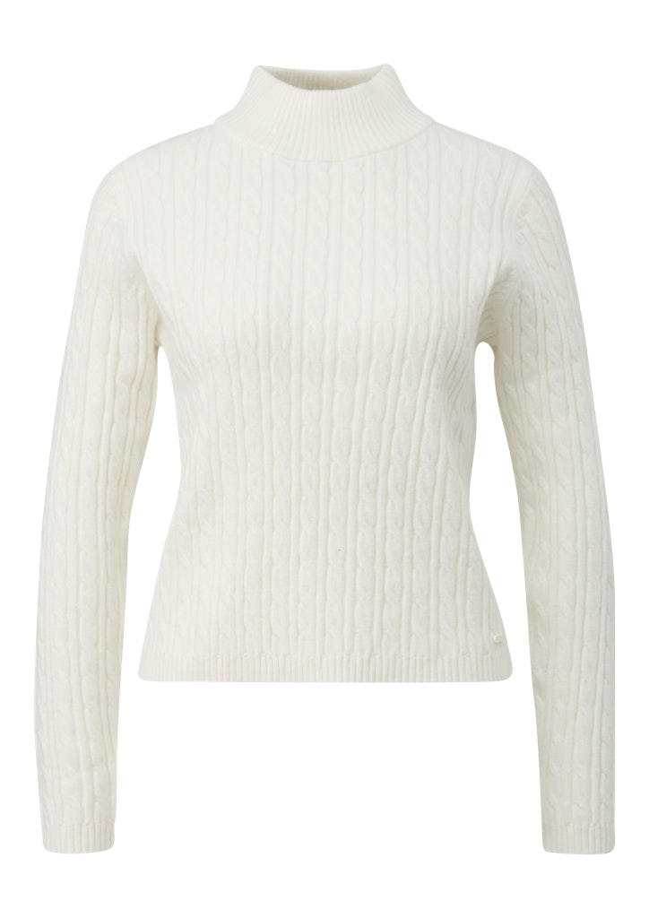 QS by S.Oliver Damen Pullover White