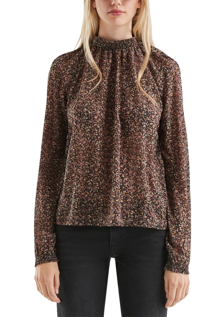 QS by S.Oliver Damen Blusen Grey/Black