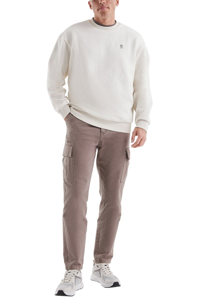QS by S.Oliver Herren Sweatshirts White