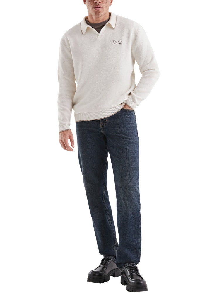 QS by S.Oliver Herren Pullover White