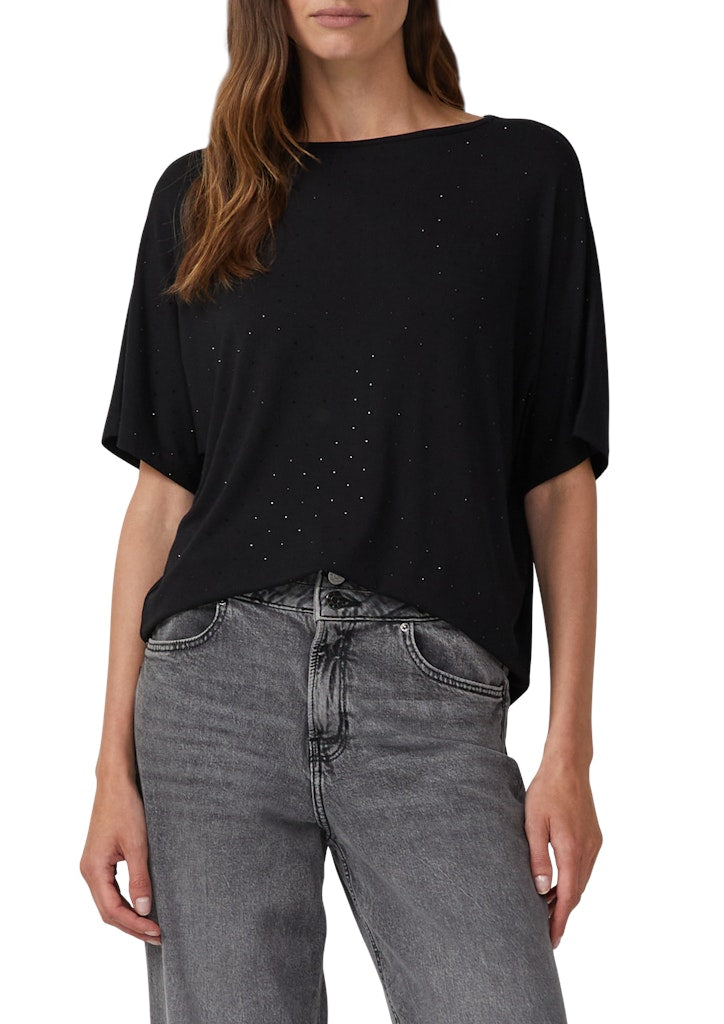 S. Oliver red Damen T-Shirts Grey/Black