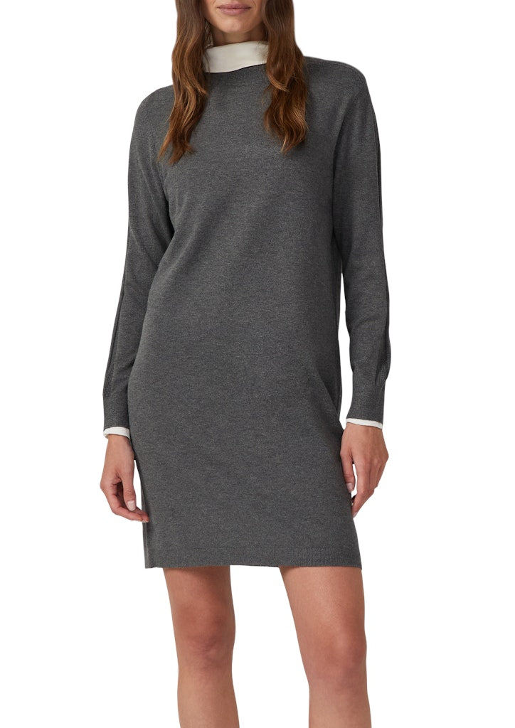 S. Oliver red Damen Kleider Grey/Black