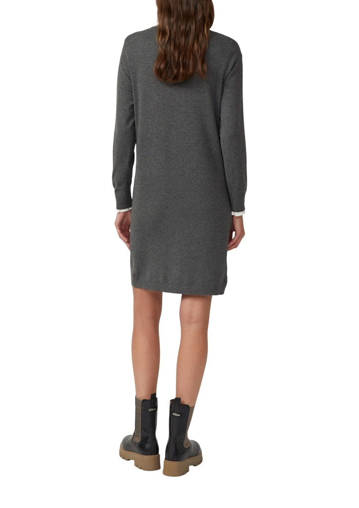 S. Oliver red Damen Kleider Grey/Black