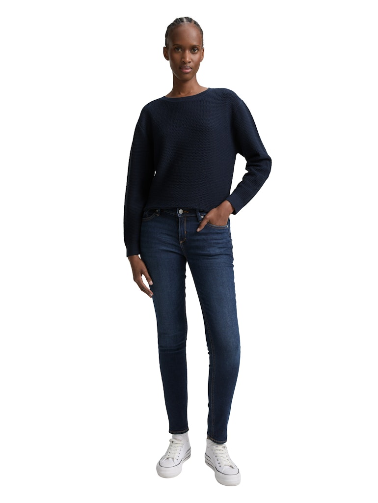 Tom Tailor denim Damen Pullover Sky Captain Blu