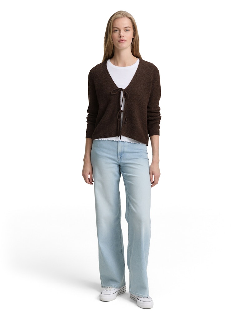 Tom Tailor denim Damen Strickjacken Chocolate Brown