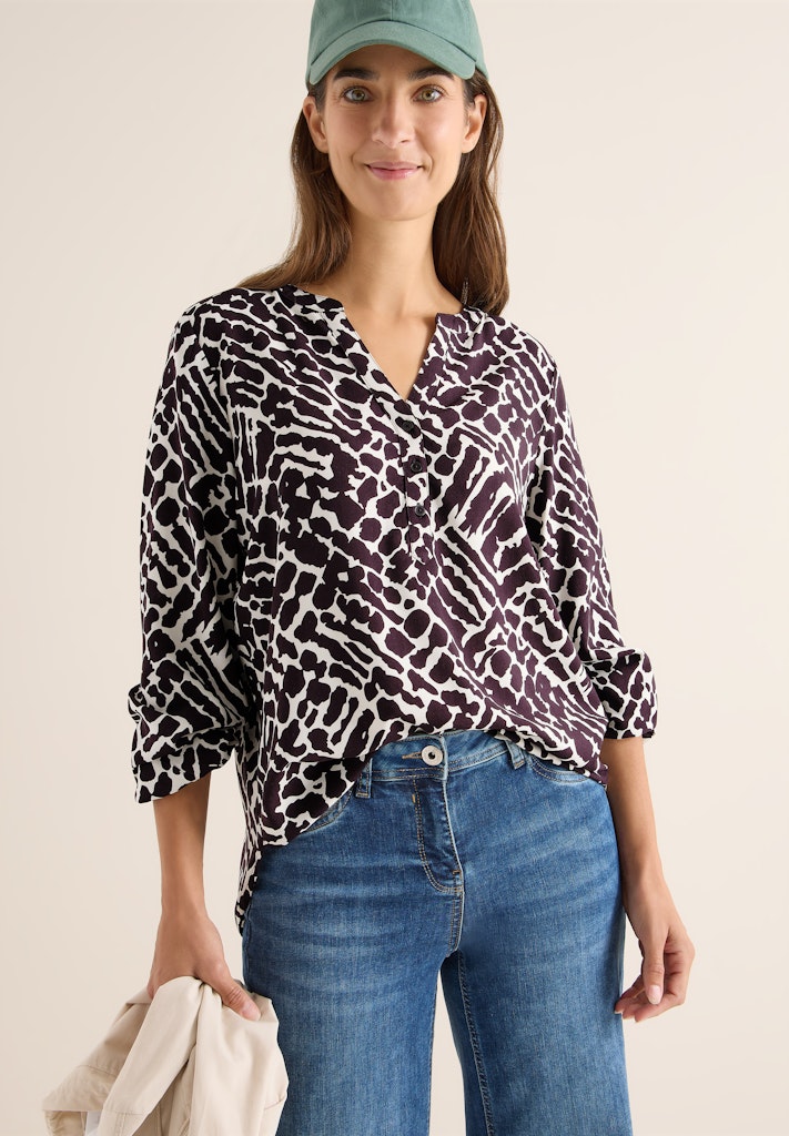 Cecil Damen Blusen  Eggplant