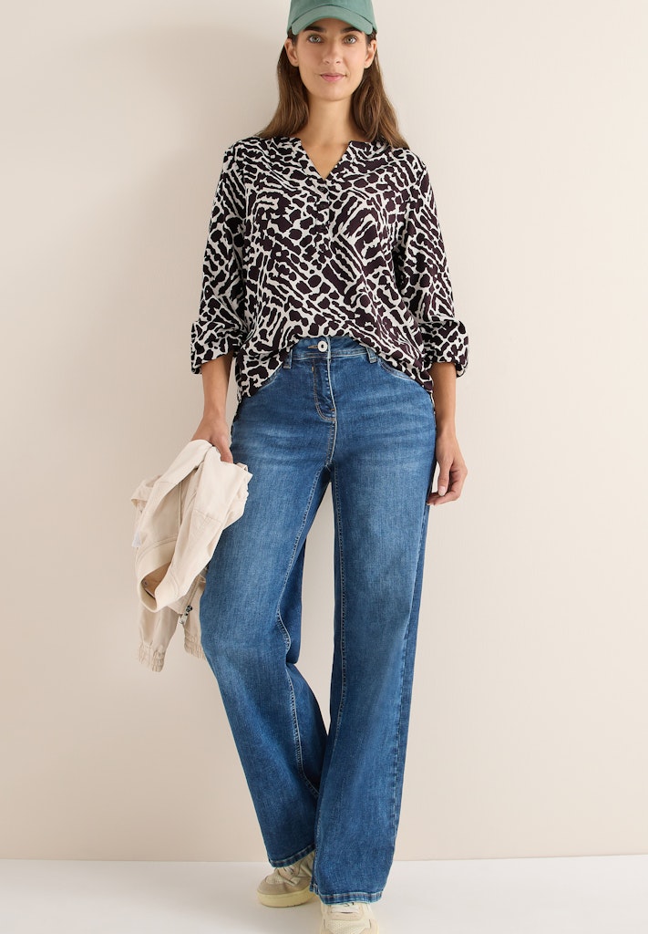 Cecil Damen Blusen  Eggplant