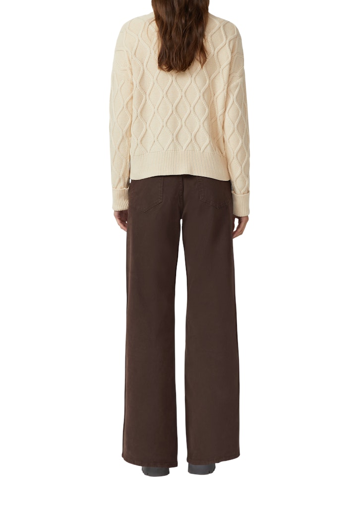 S. Oliver red Damen Pullover White