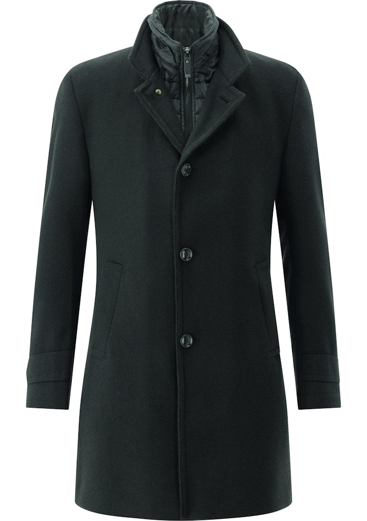 Carl Gross Herren Mantel Schwarz