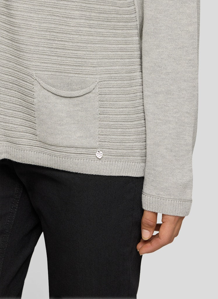 Rabe Damen Strickjacken Silber