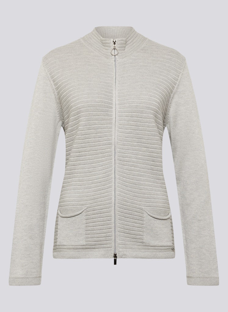 Rabe Damen Strickjacken Silber