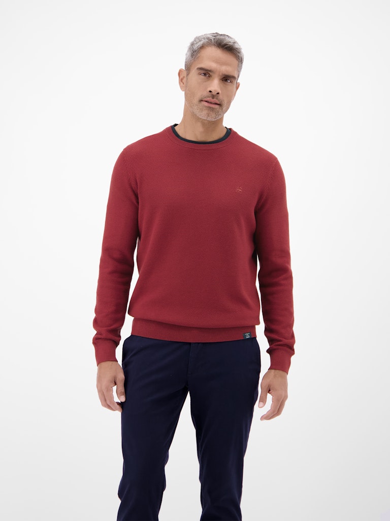Lerros Herren Pullover Maple Red