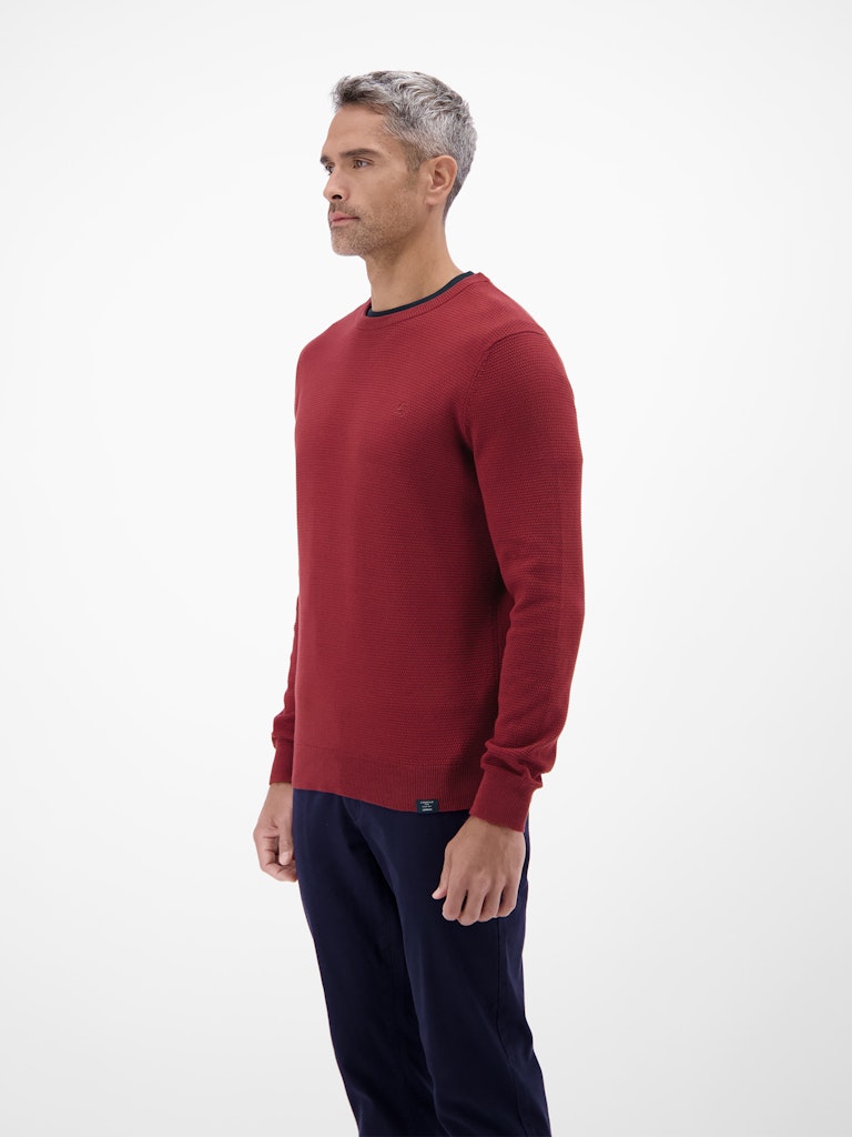 Lerros Herren Pullover Maple Red