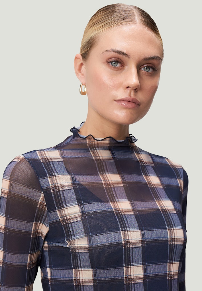 Zero Damen T-Shirts Dark Bluebeige