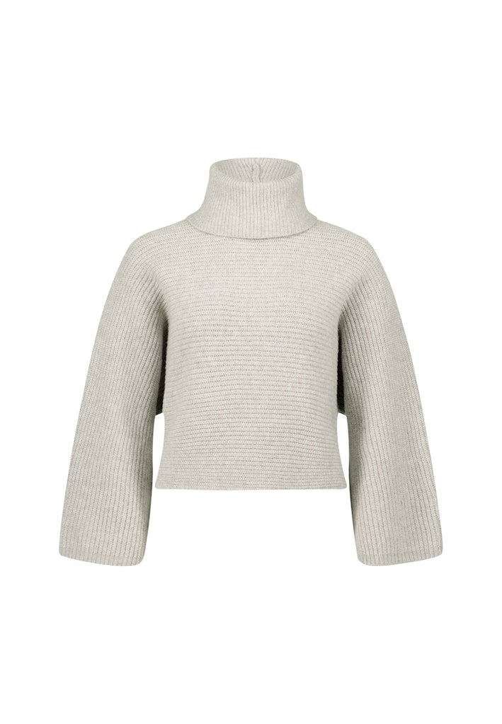 Zero Damen Pullover Beige Melange