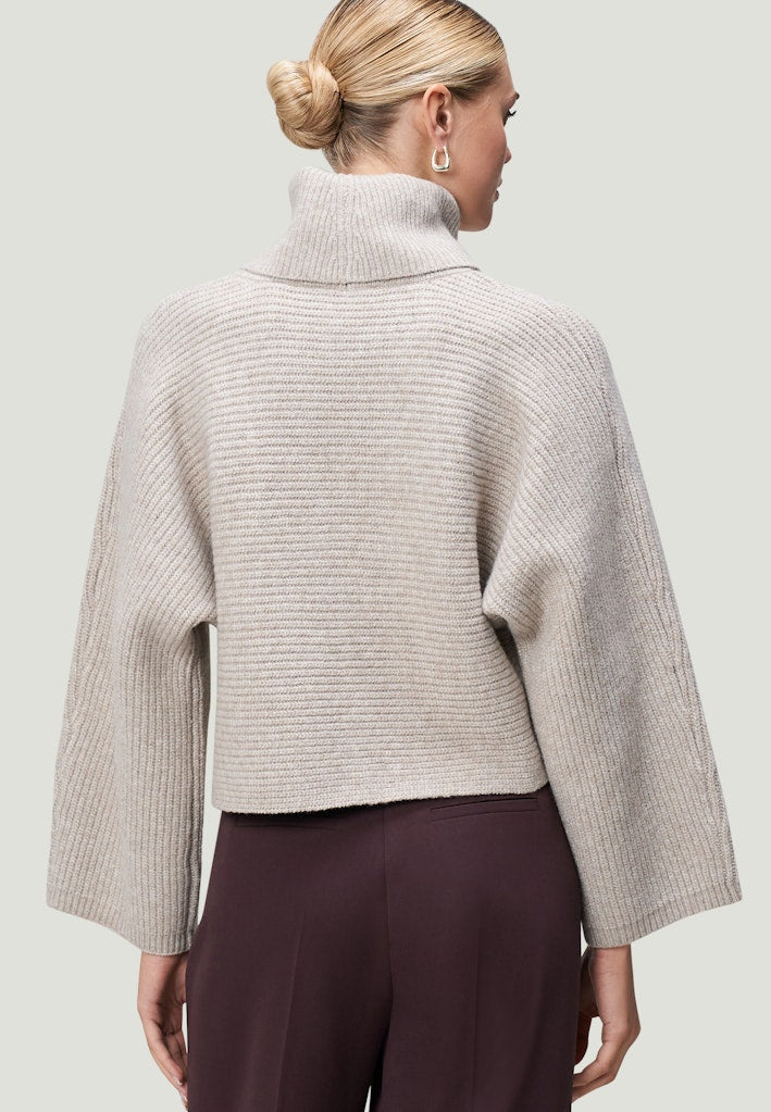 Zero Damen Pullover Beige Melange