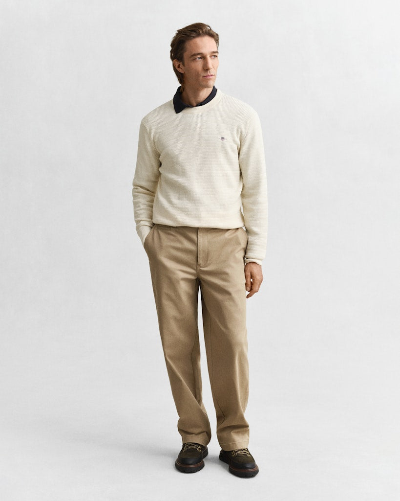 Gant Herren Pullover  Cream