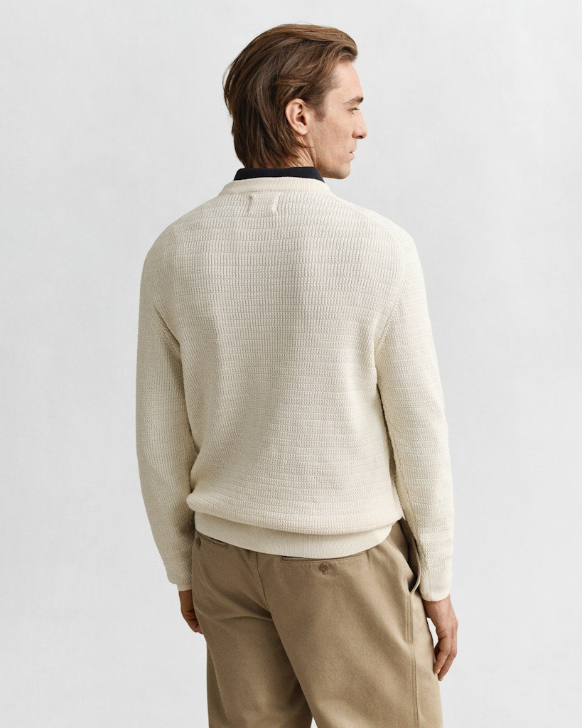 Gant Herren Pullover Cream