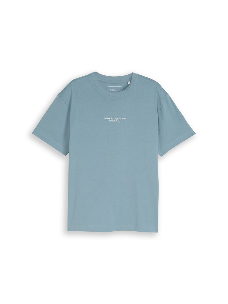 Tom Tailor denim Herren T-Shirts kurz Citadel Blue