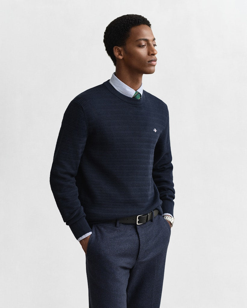 Gant Herren Pullover  Evening Blu