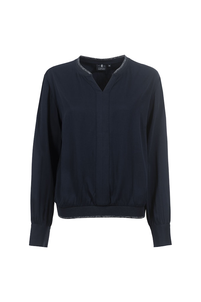 Soquesto Damen Blusen Dunkelblau