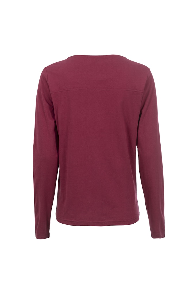 Soquesto Damen T-Shirts Dunkelbordeaux